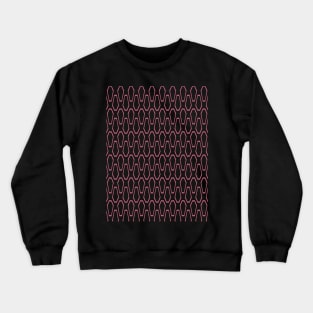 Pink Coffin Pattern Crewneck Sweatshirt